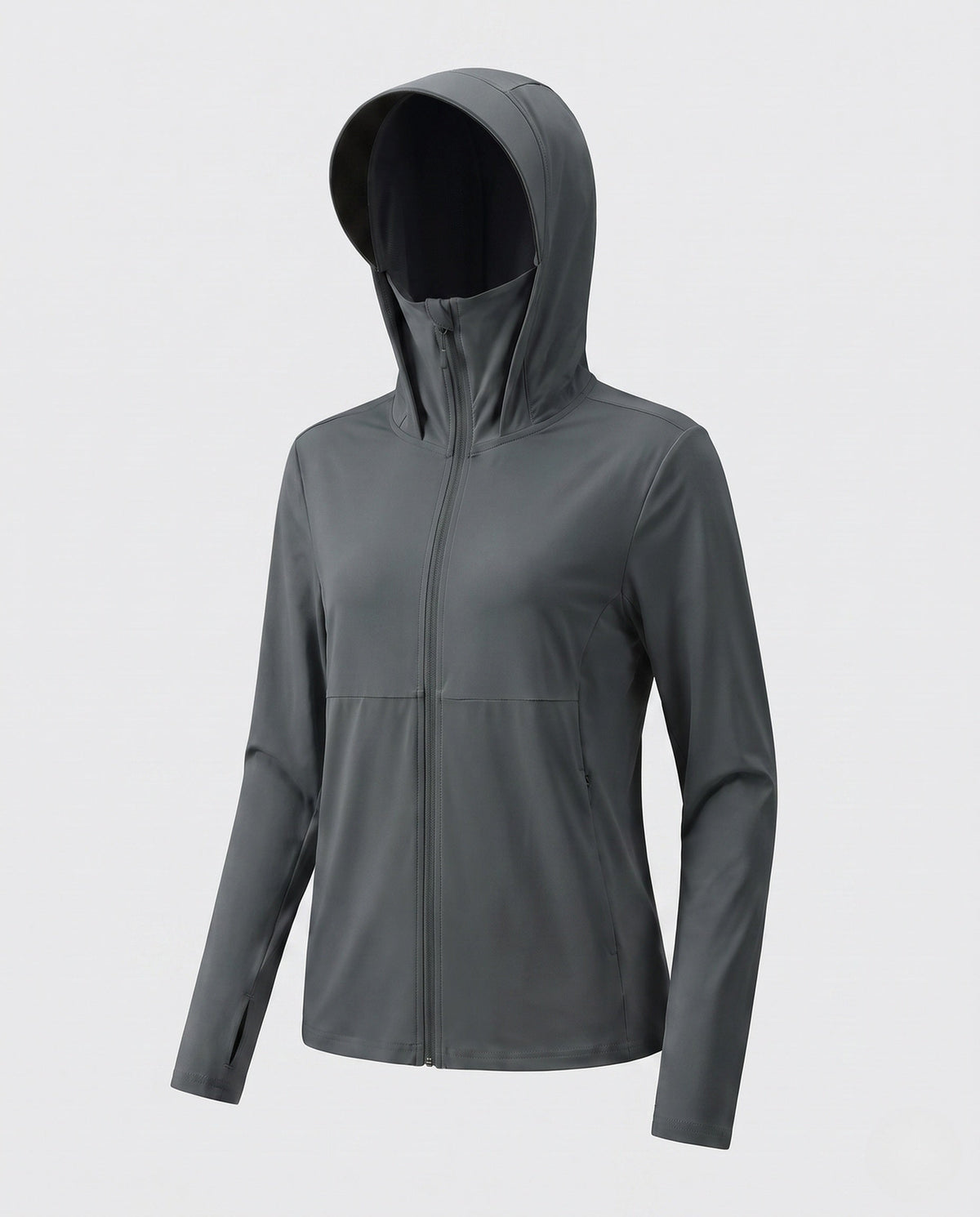 Women's Technical Sports Jacket with Hood and Breathable Inserts