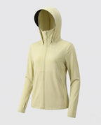 Women's Technical Sports Jacket with Hood and Breathable Inserts