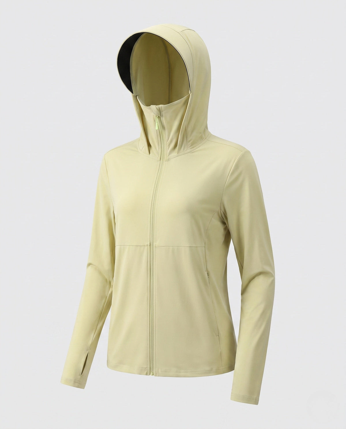 Women's Technical Sports Jacket with Hood and Breathable Inserts