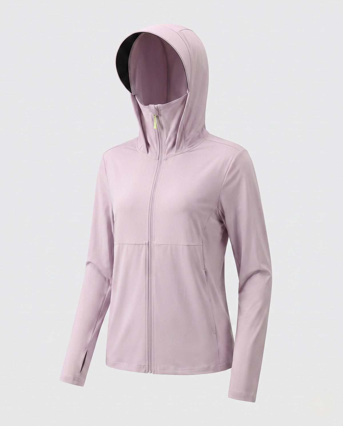 Women's Technical Sports Jacket with Hood and Breathable Inserts