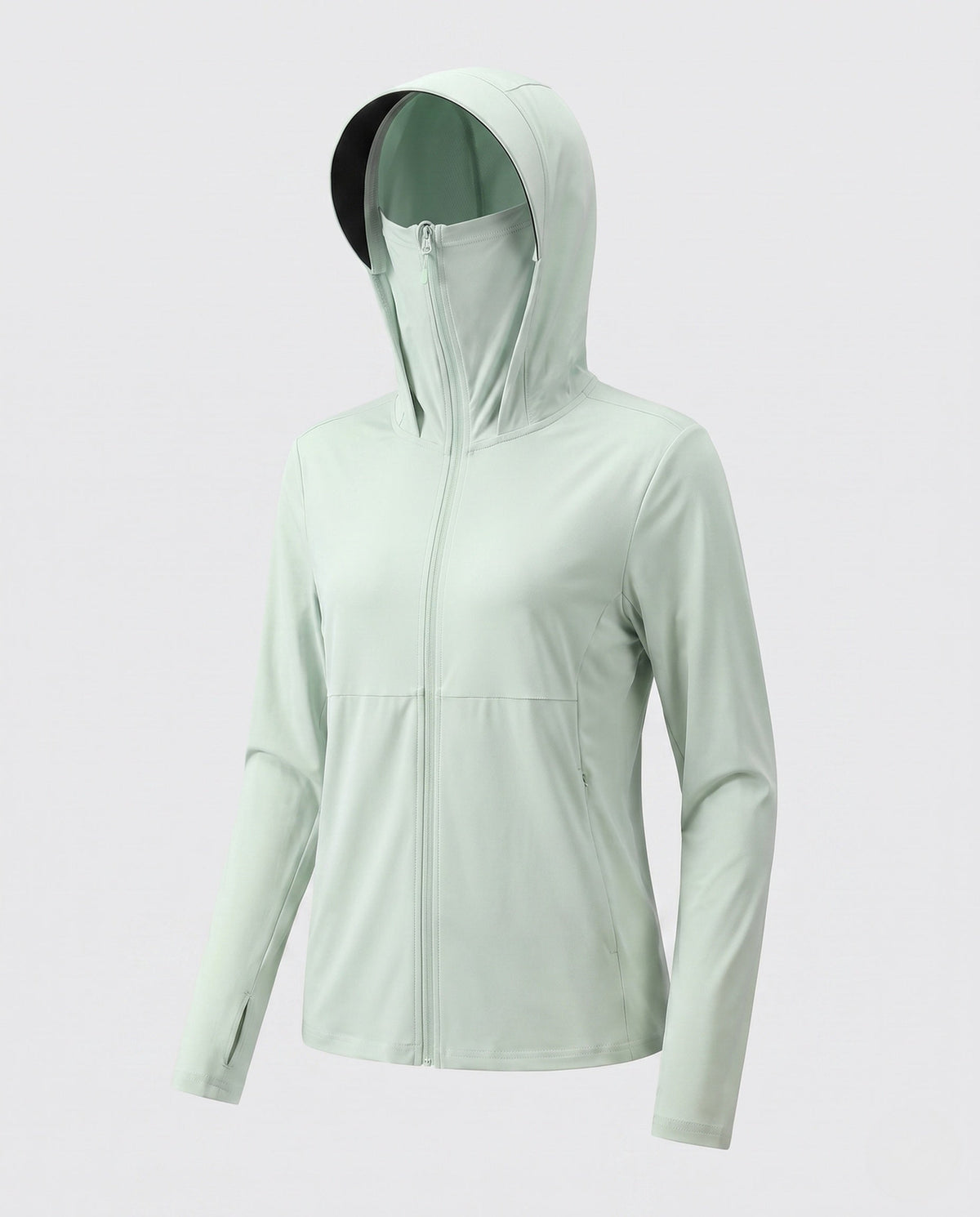 Women's Technical Sports Jacket with Hood and Breathable Inserts