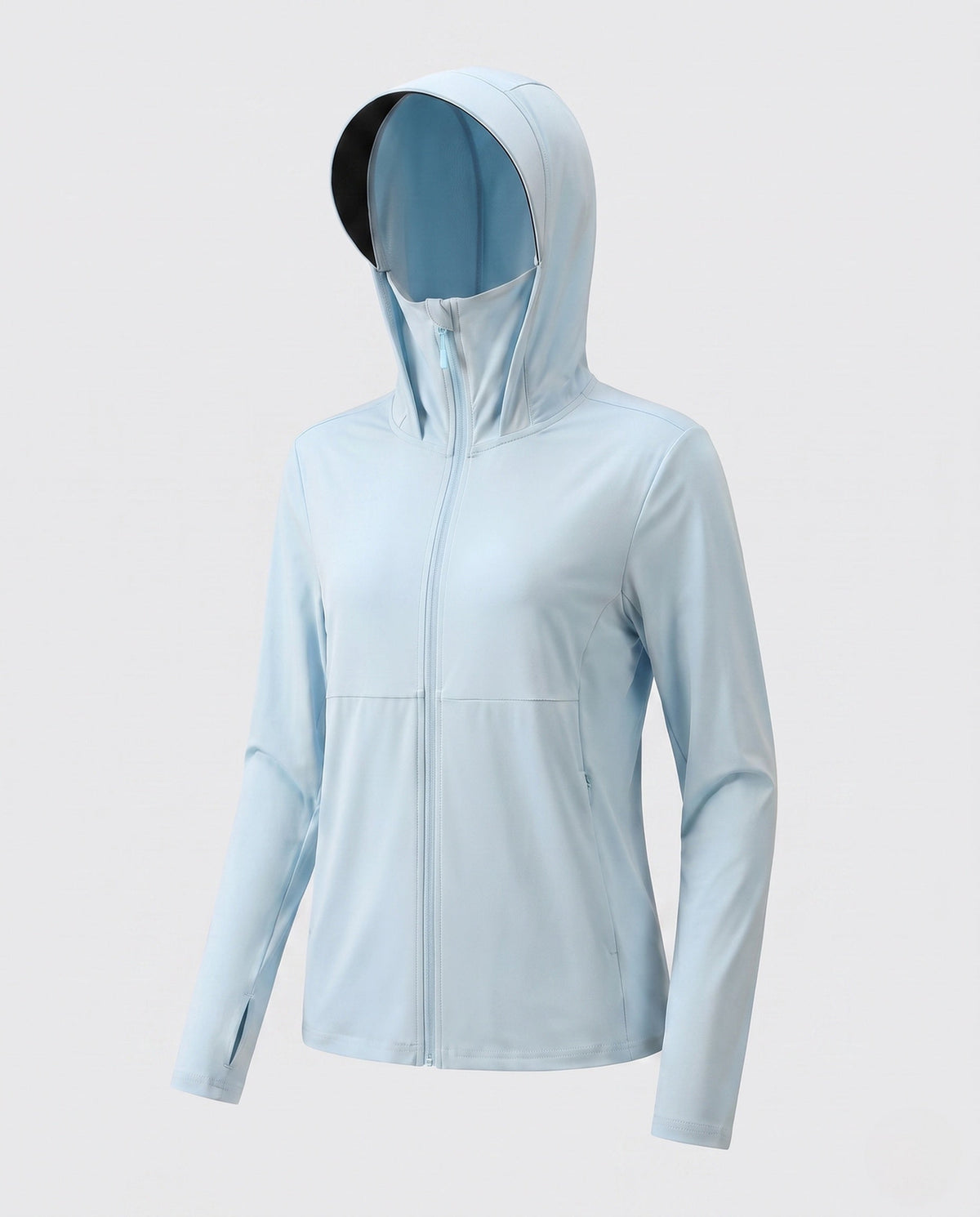 Women's Technical Sports Jacket with Hood and Breathable Inserts