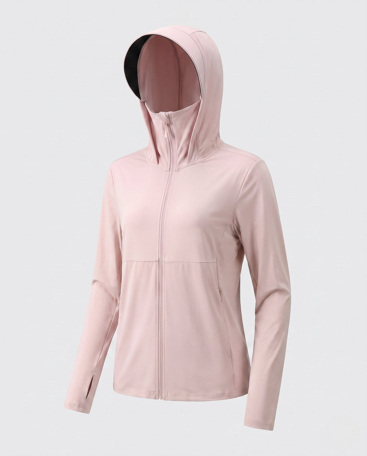 Women's Technical Sports Jacket with Hood and Breathable Inserts