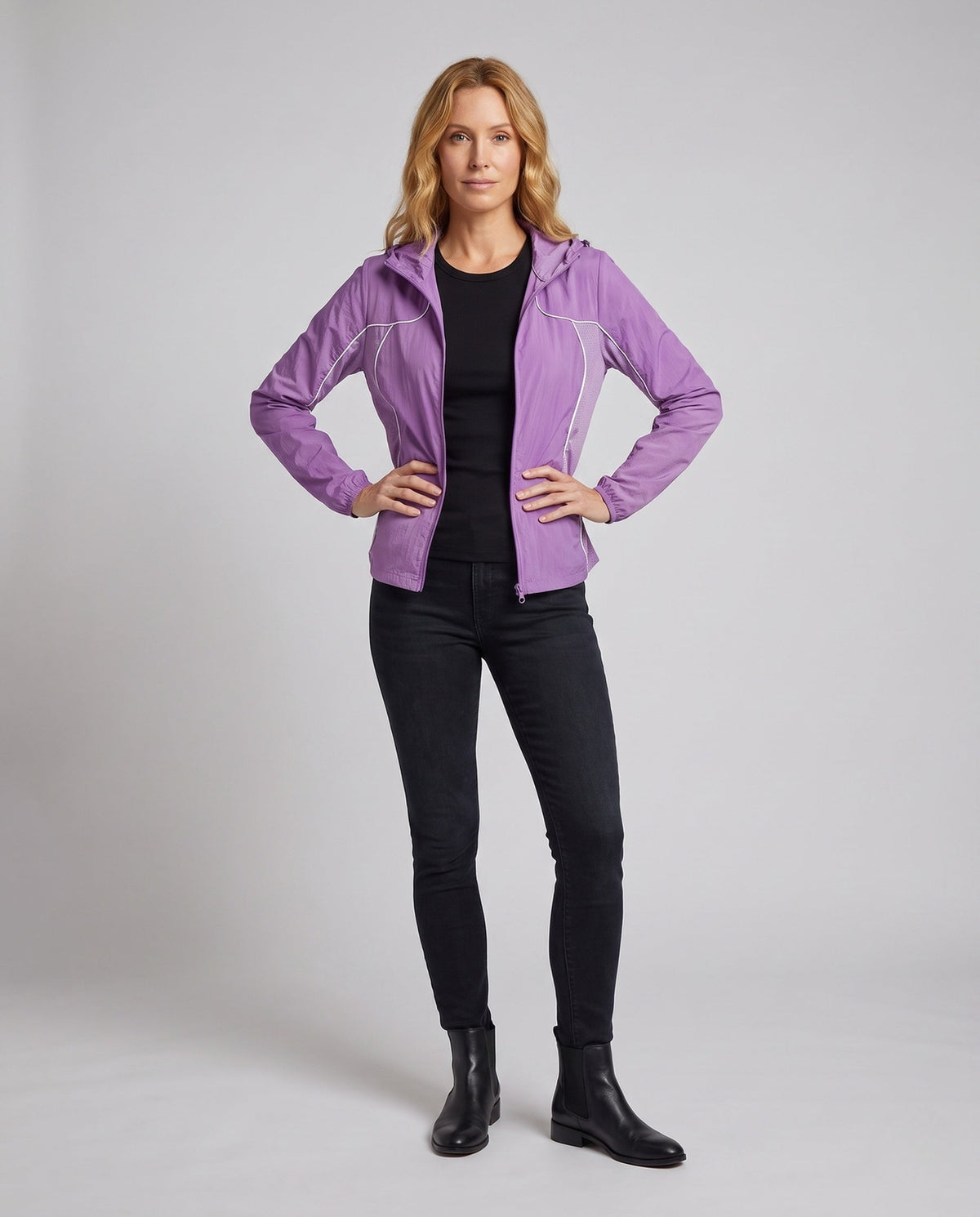 Women's Technical UV Protection Jacket with Breathable Properties - Front View