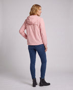 Women's Technical Windbreaker Jacket with Adjustable Hood - Back View