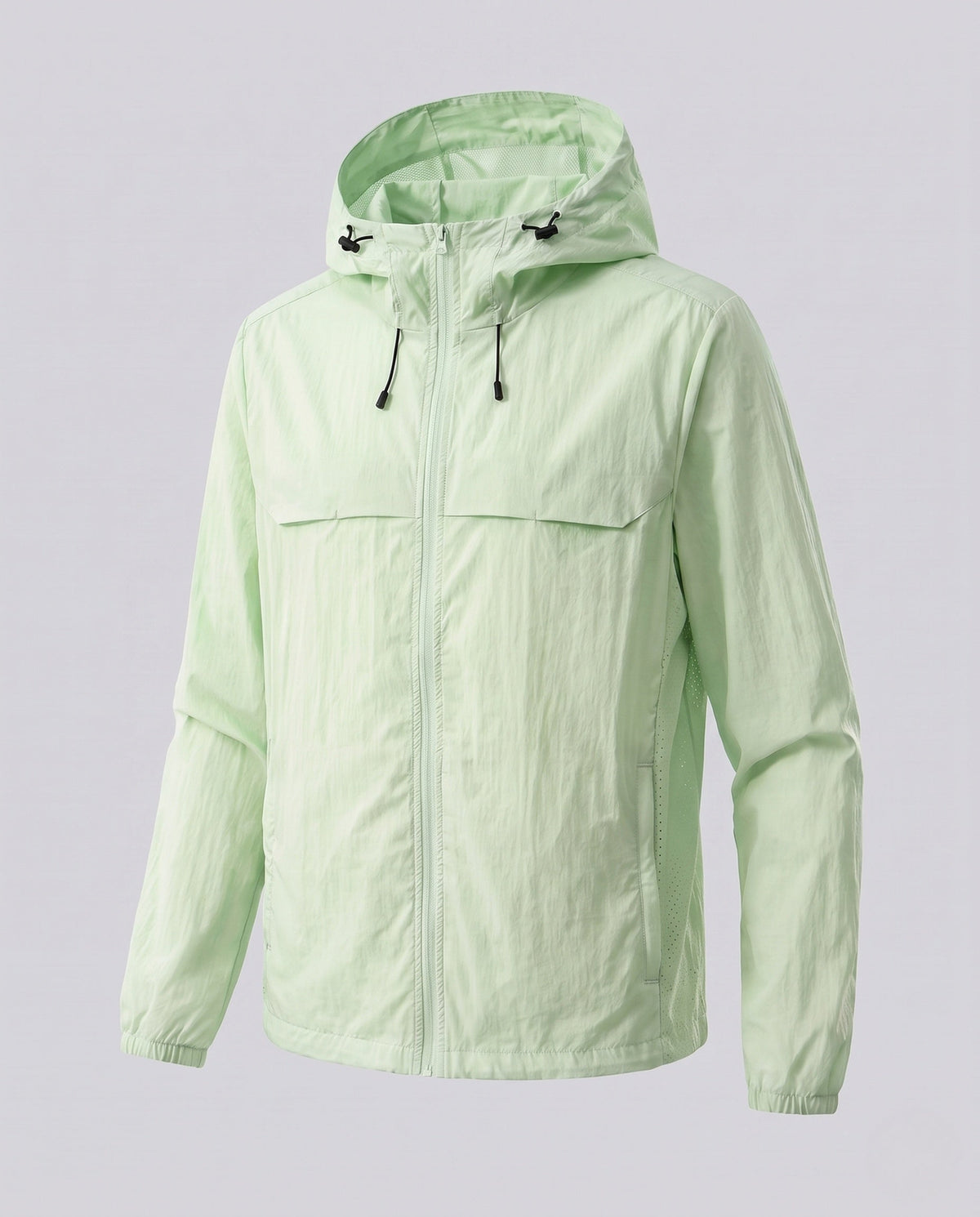 Women's Technical Windbreaker Jacket with Adjustable Hood
