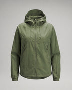 Women's Technical Windbreaker with Adjustable Hood