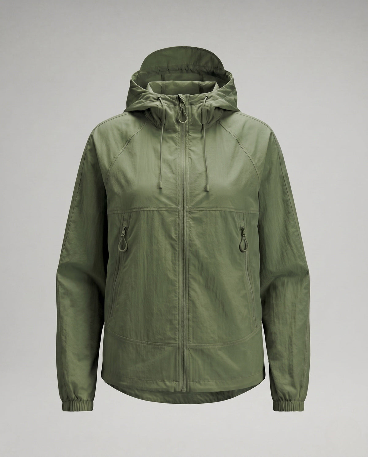 Women's Technical Windbreaker with Adjustable Hood