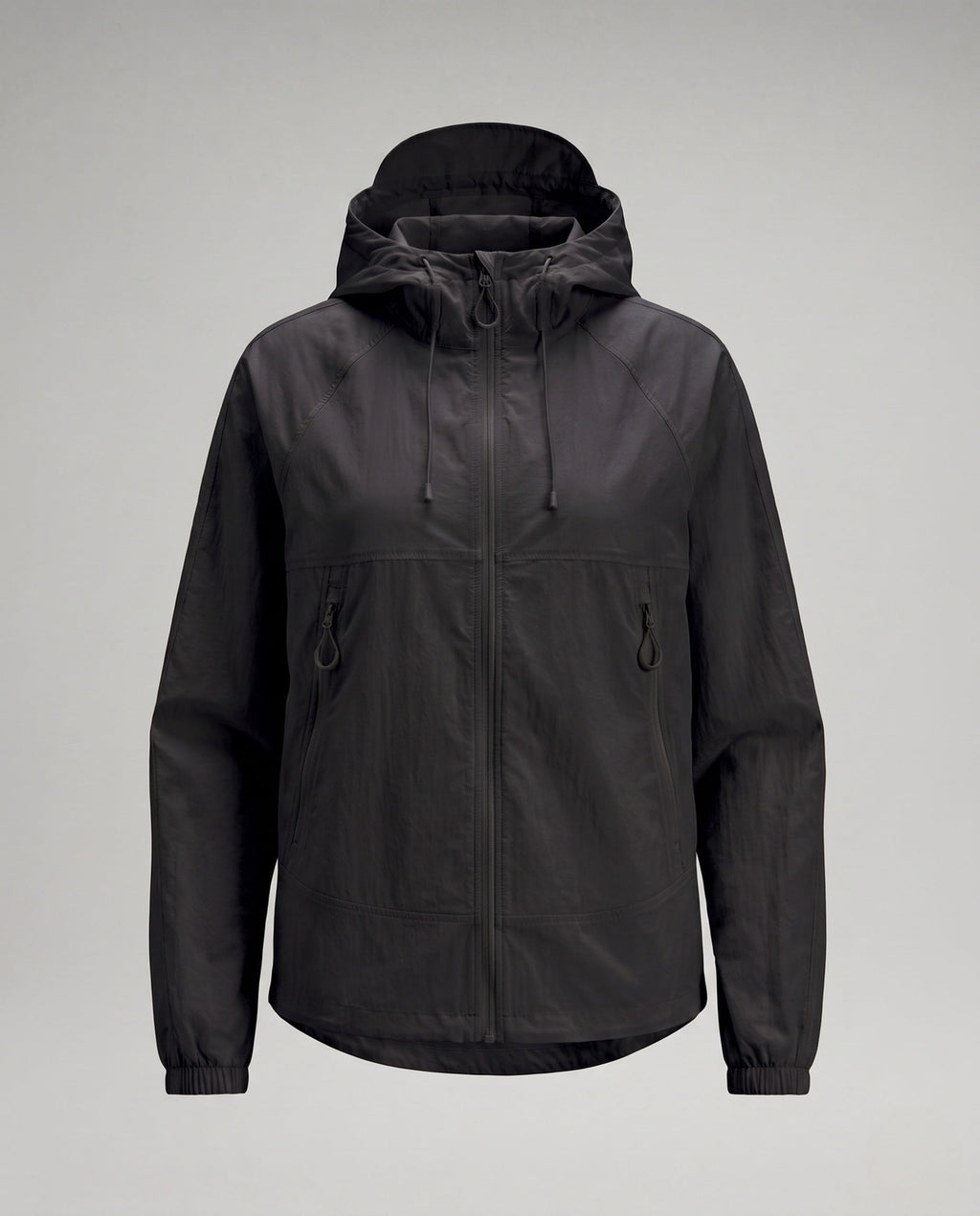 Women's Technical Windbreaker with Adjustable Hood
