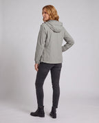 Women's Ultra-Light Functional Jacket with Adjustable Hood Collar - Back View