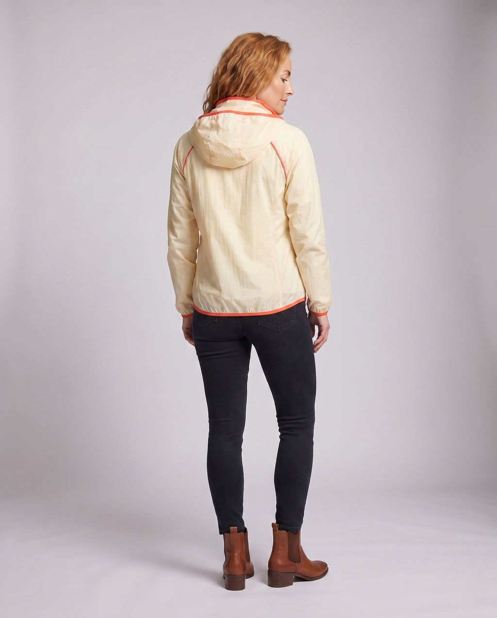 Women's UV Protection Jacket with Removable Hood - Back View