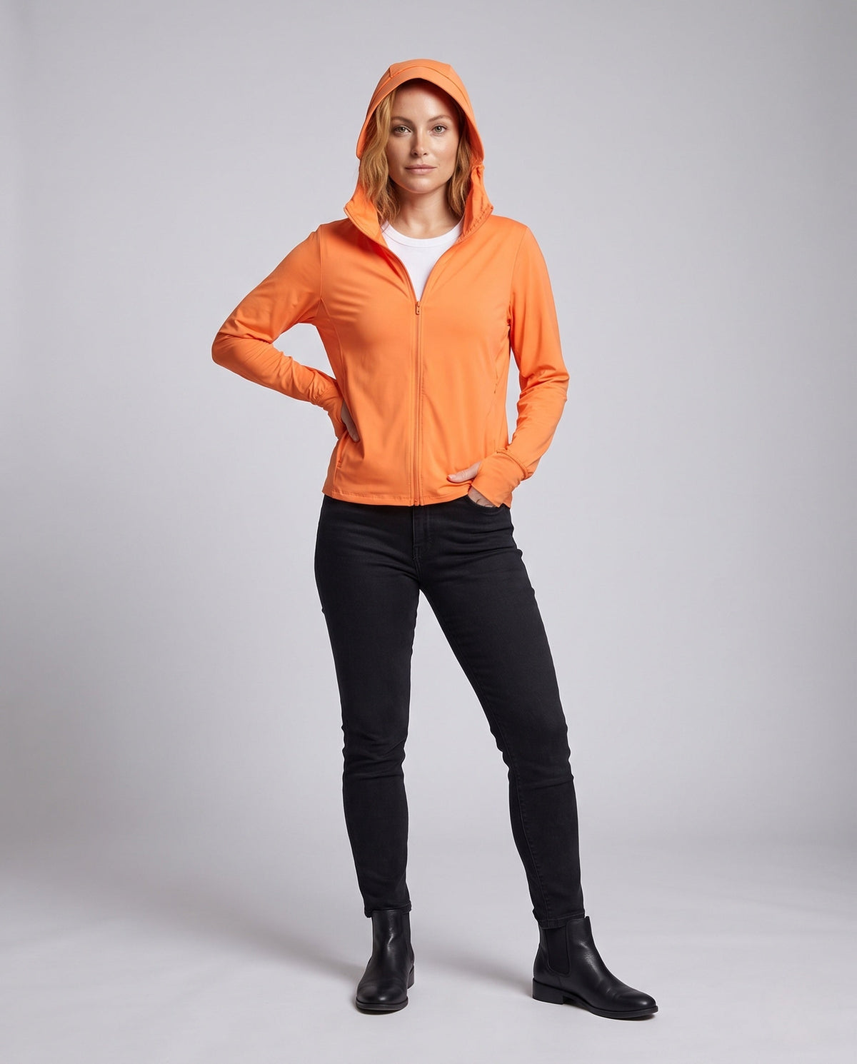 Women's UV Protection Jacket with Breathable Properties - Front View