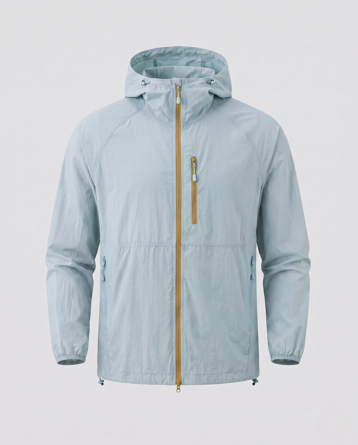 Women's Waterproof Lightweight Jacket with Functional Zipper Pockets