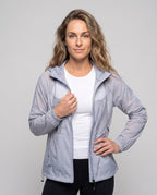 Women's Windproof Breathable Jacket with UV Protection - Upper Body View