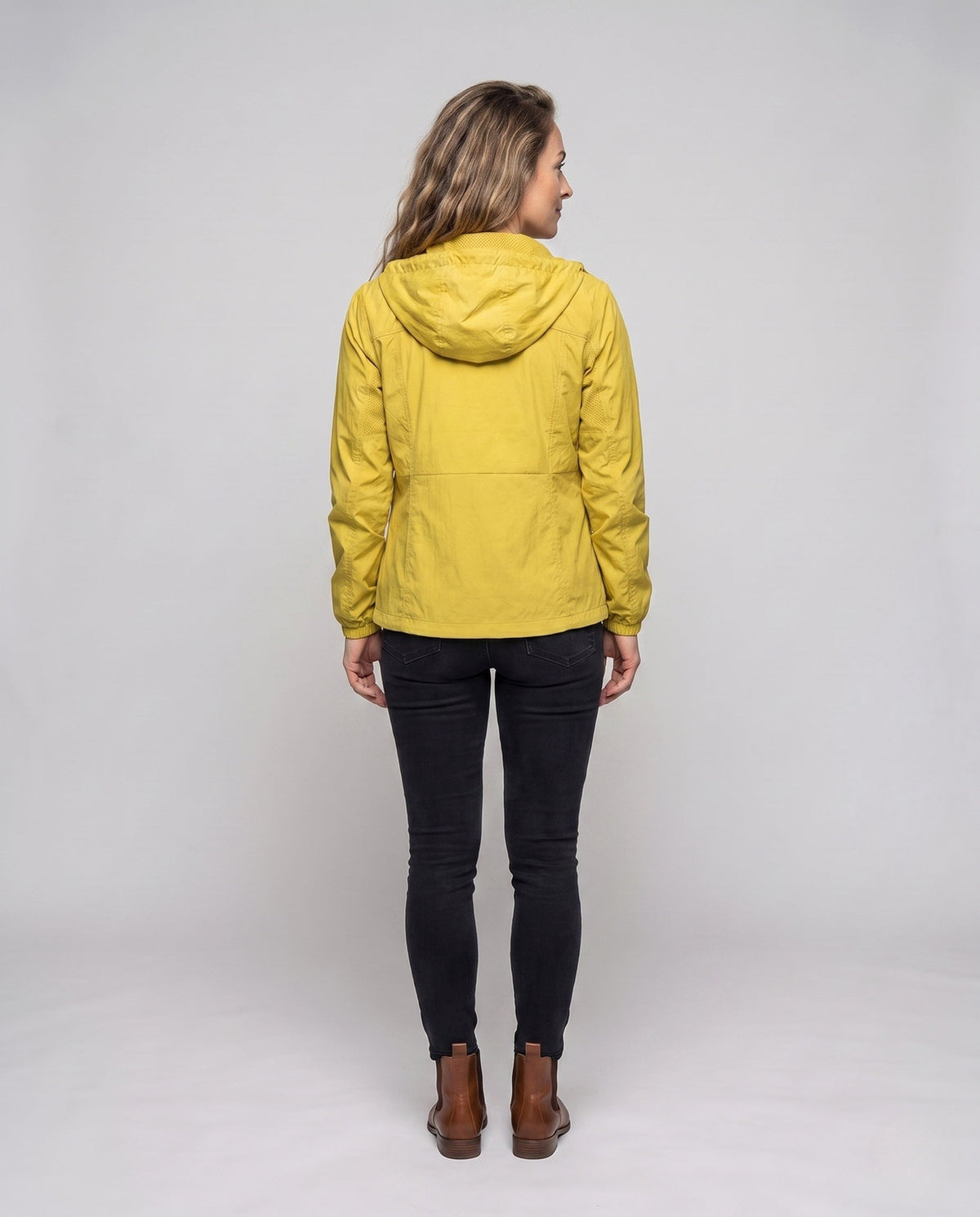 Women's Windproof Functional Jacket with UV Protection - Back View
