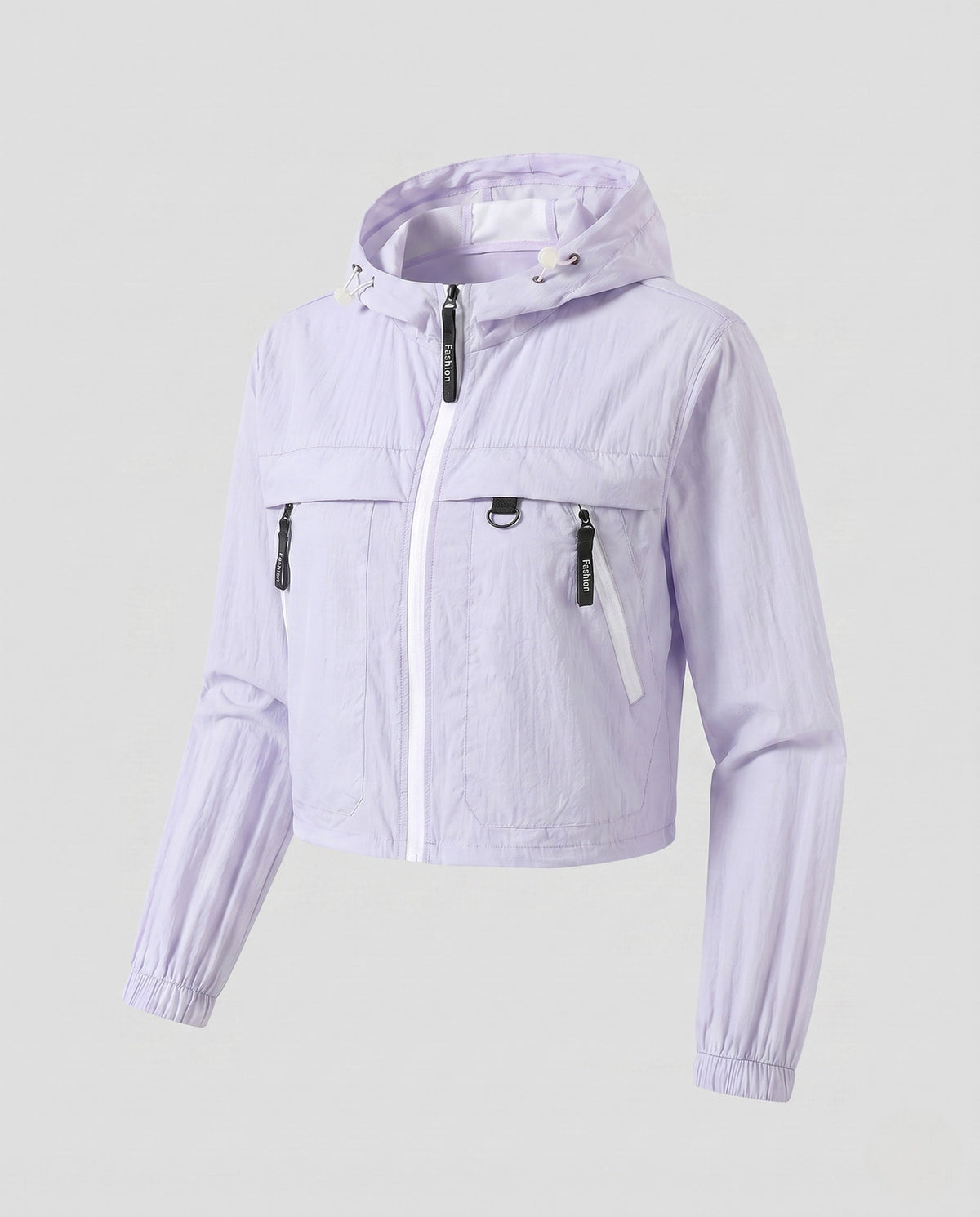 Women's Short Multifunctional Outdoor Jacket with Hood