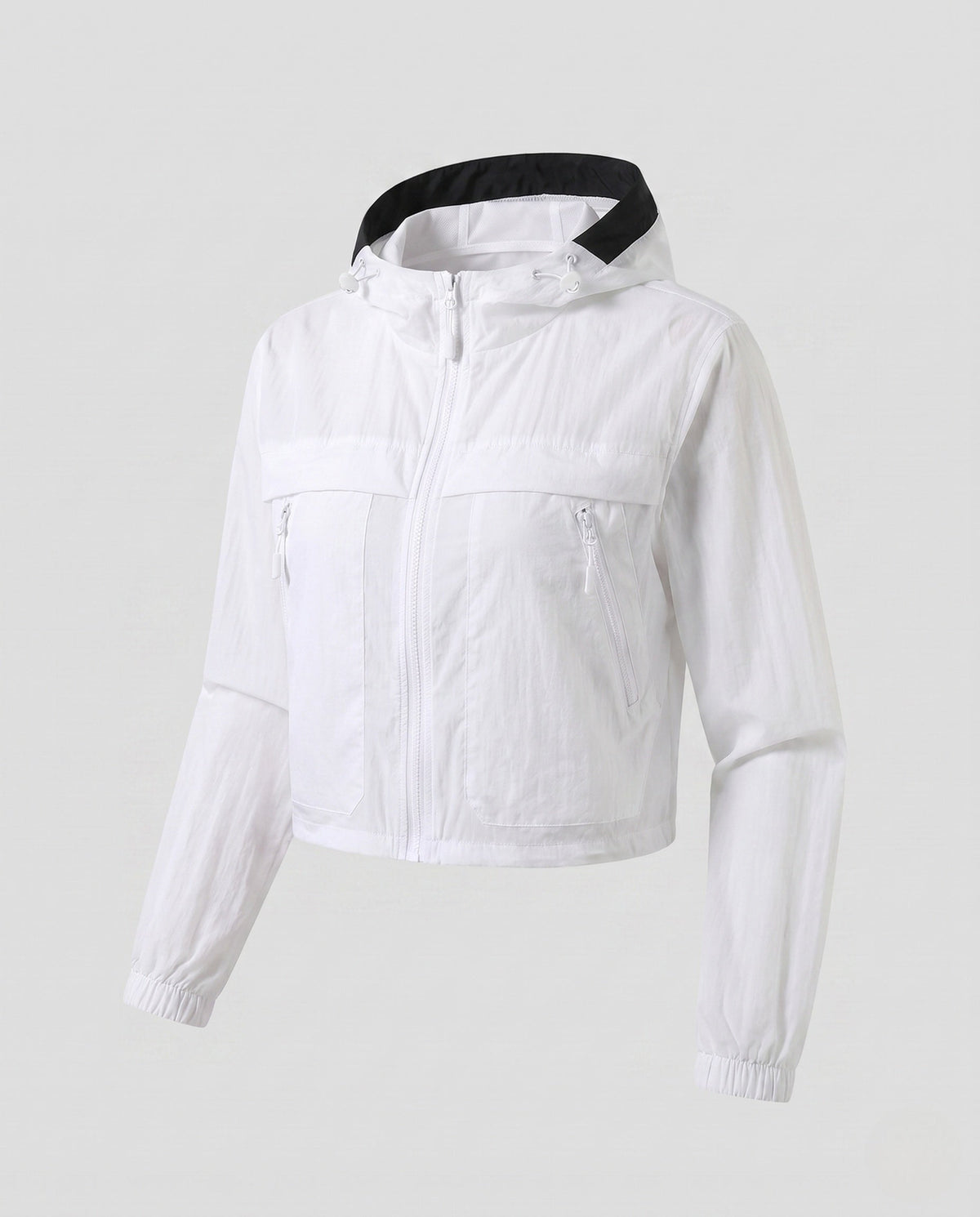 Women's Short Multifunctional Outdoor Jacket with Hood