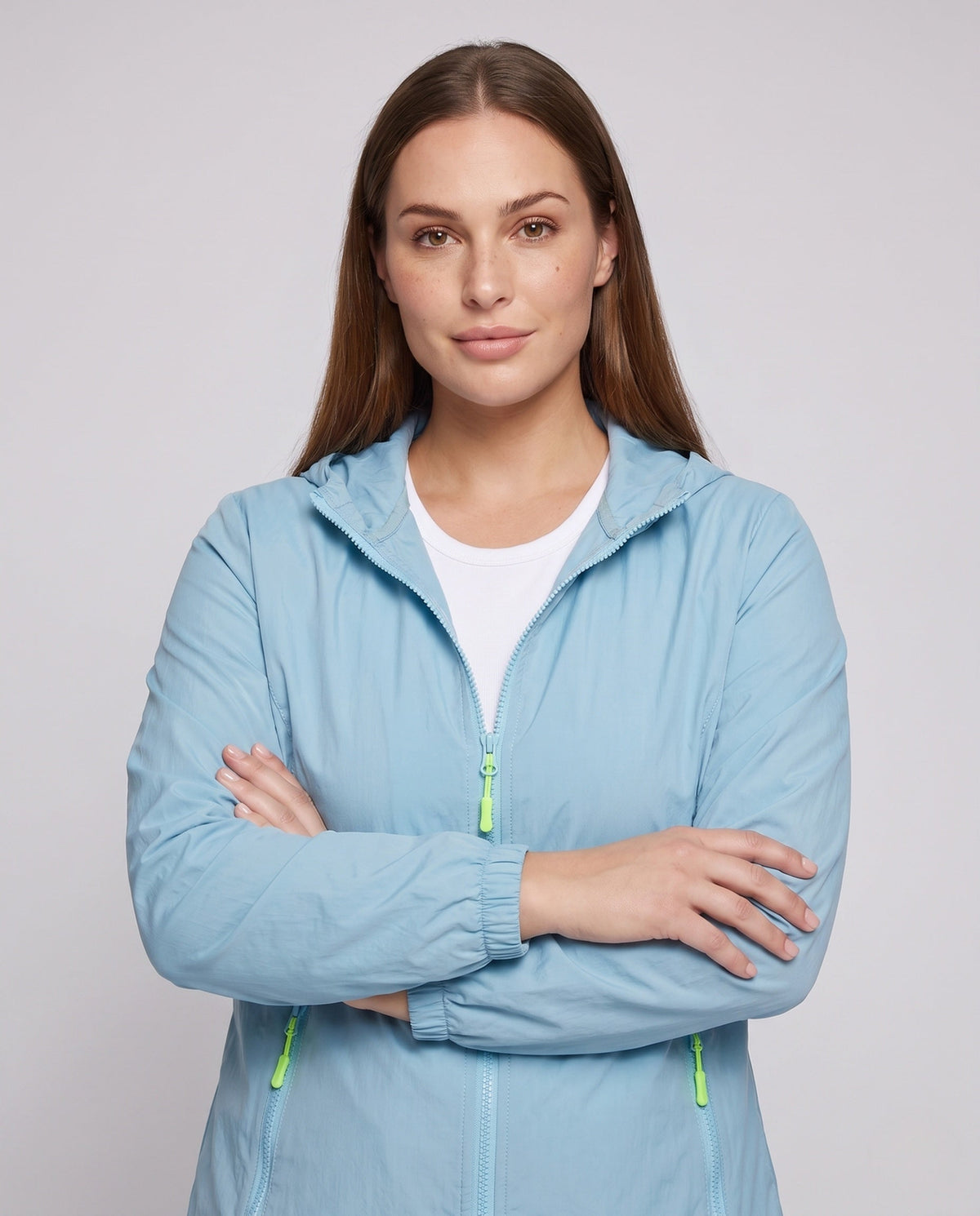 Women's Lightweight Functional Jacket with Breathable Inserts - Upper Body View