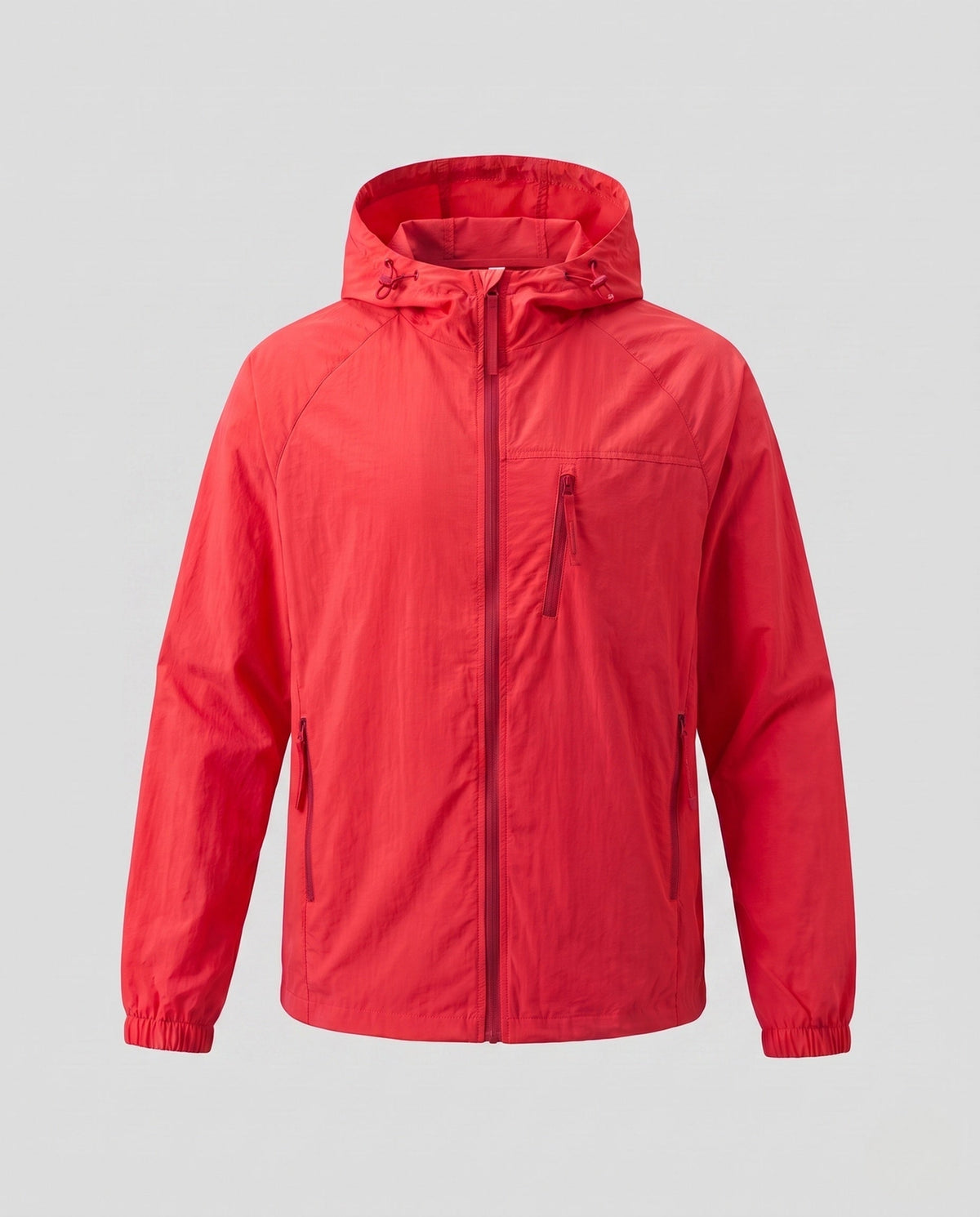 Women's Lightweight Outdoor Jacket with Adjustable Hood Area