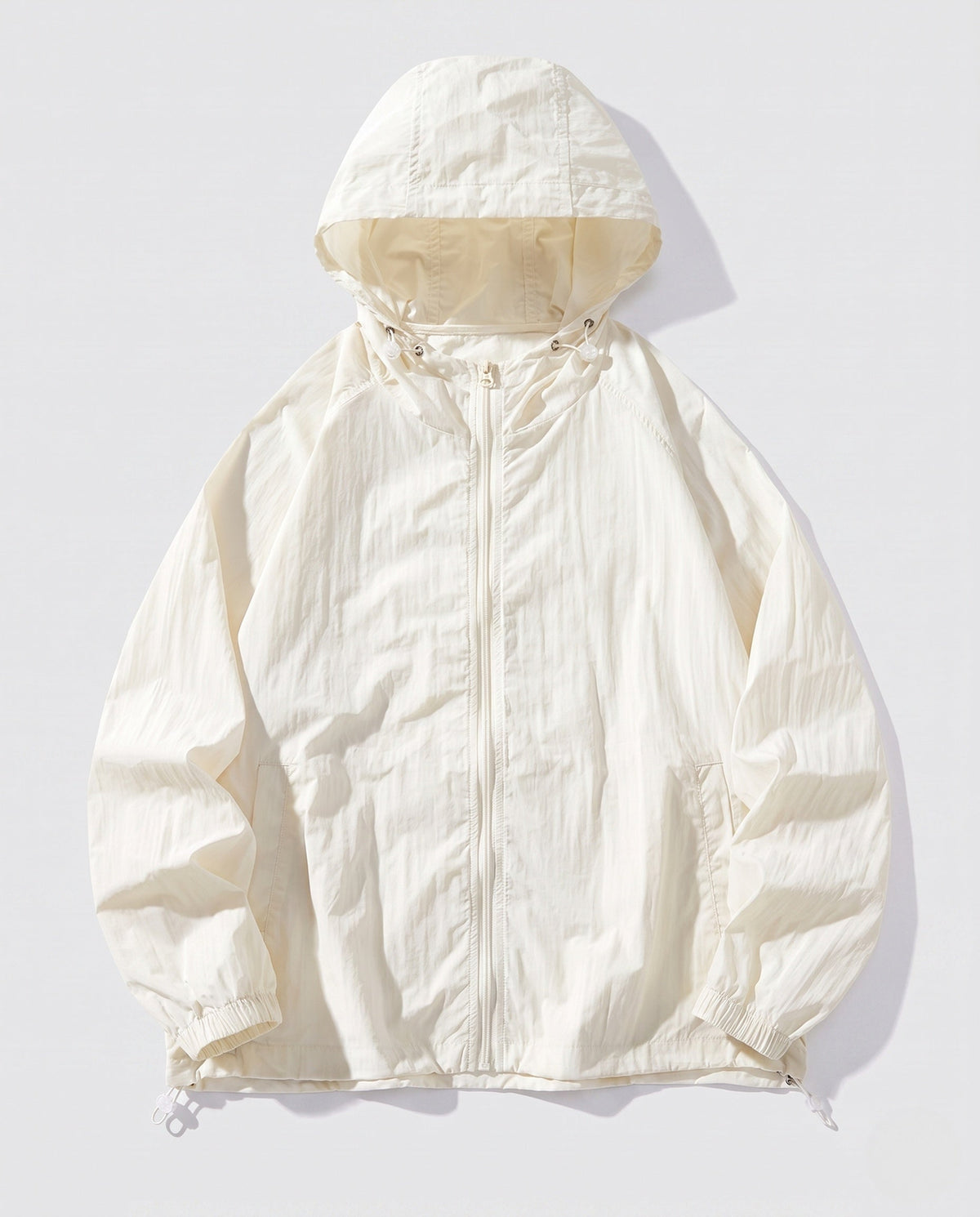 Women's Lightweight Outdoor Jacket with Adjustable Hood