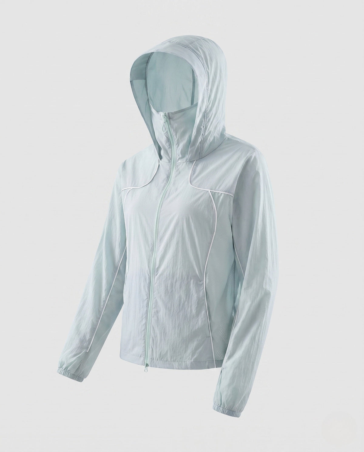 Women's Lightweight Windbreaker Jacket with Breathable Material