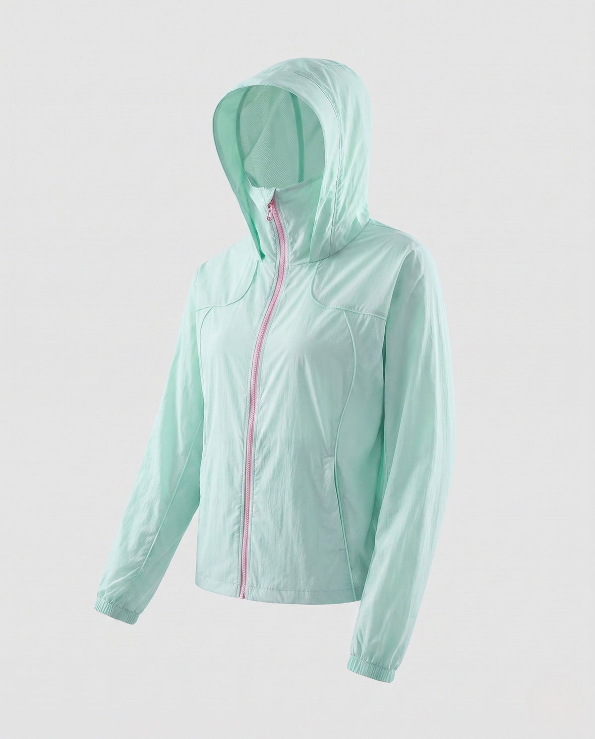 Women's Lightweight Windbreaker Jacket with Breathable Material