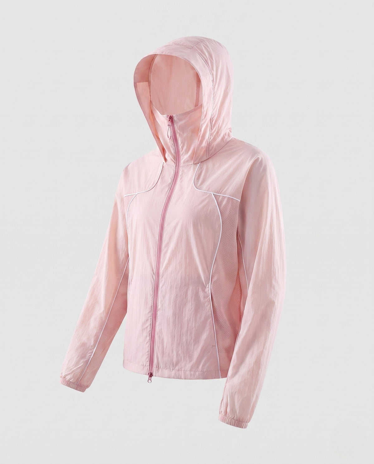 Women's Lightweight Windbreaker Jacket with Breathable Material
