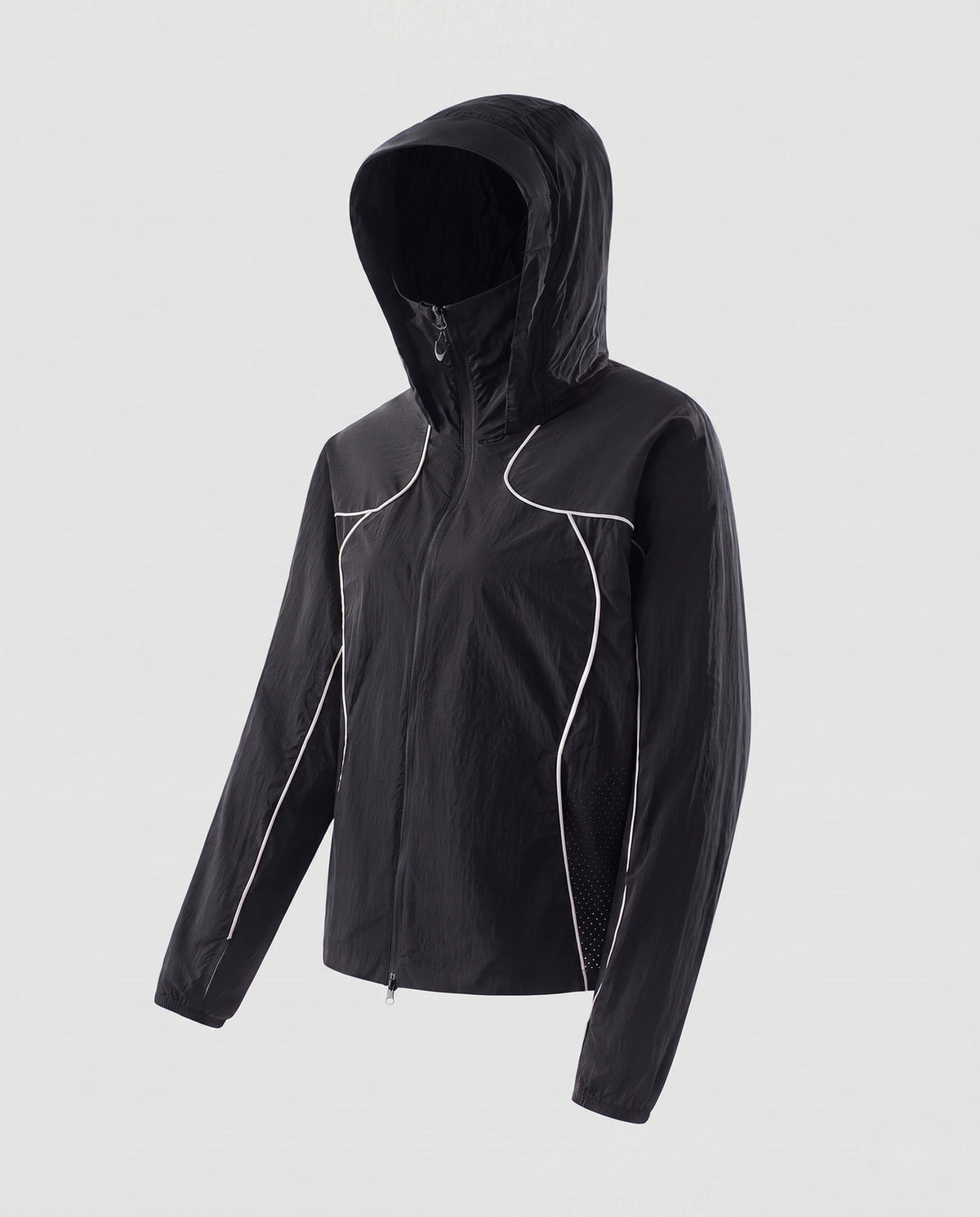 Women's Lightweight Windbreaker Jacket with Breathable Material