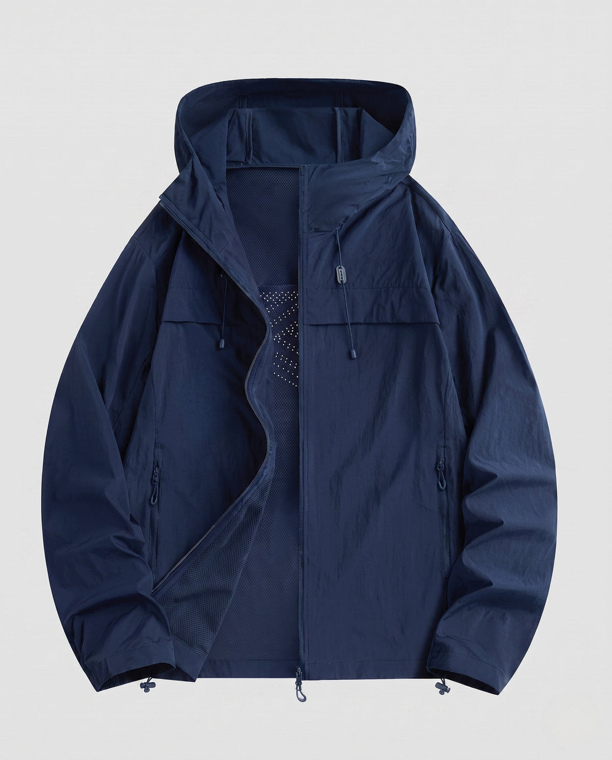 Women's Lightweight, Windproof Sports Jacket with Adjustable Hood