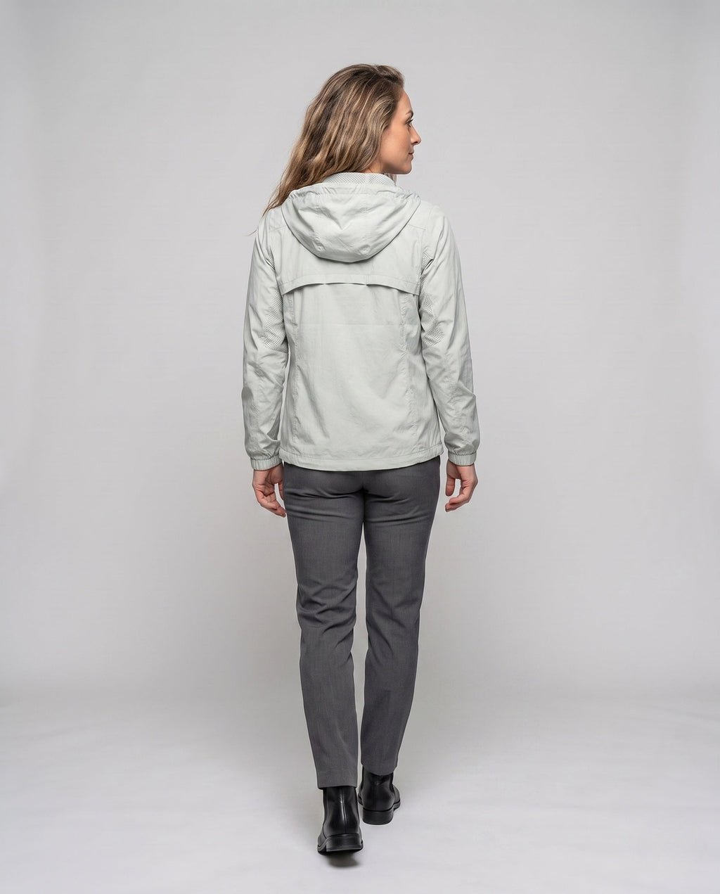 Women's Lightweight Windproof Transitional Jacket - Back View
