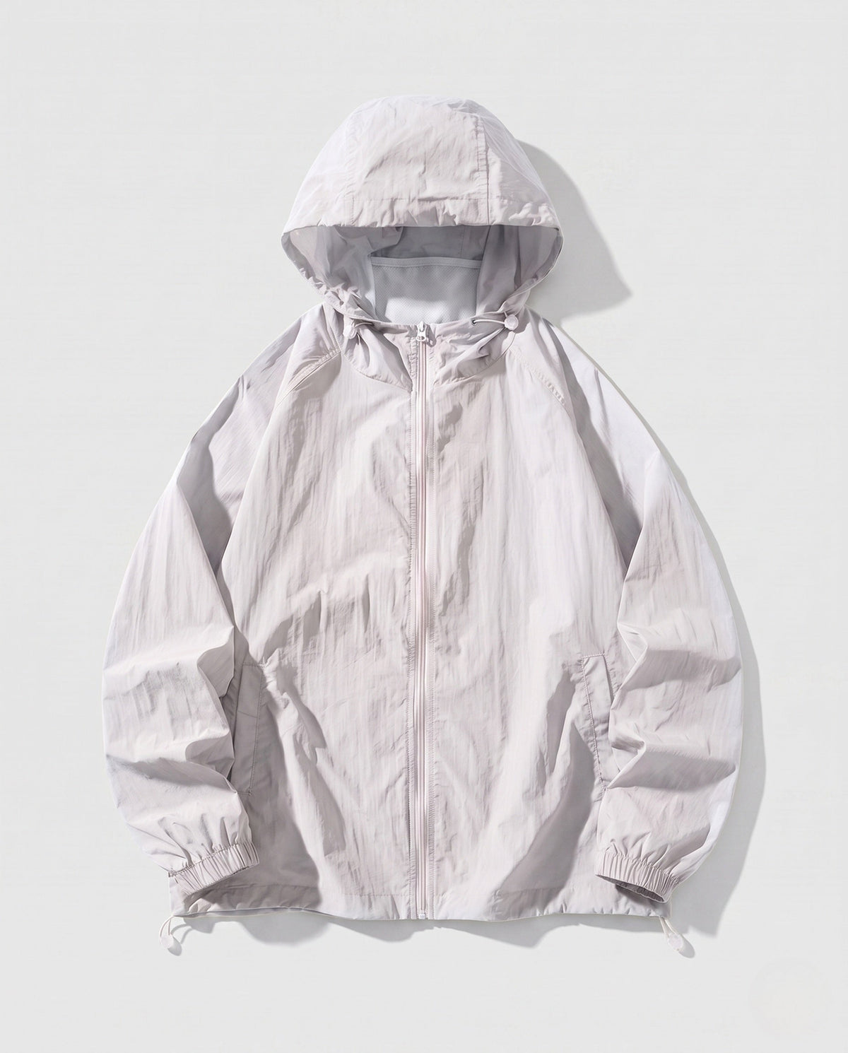 Women's Lightweight Windbreaker with Adjustable Hood