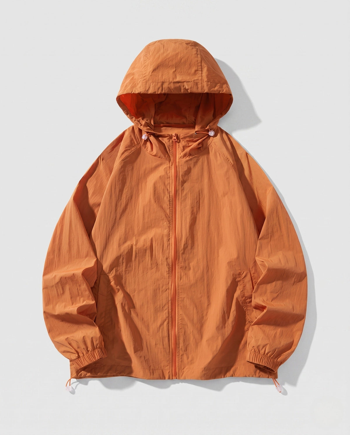 Women's Lightweight Windbreaker with Adjustable Hood