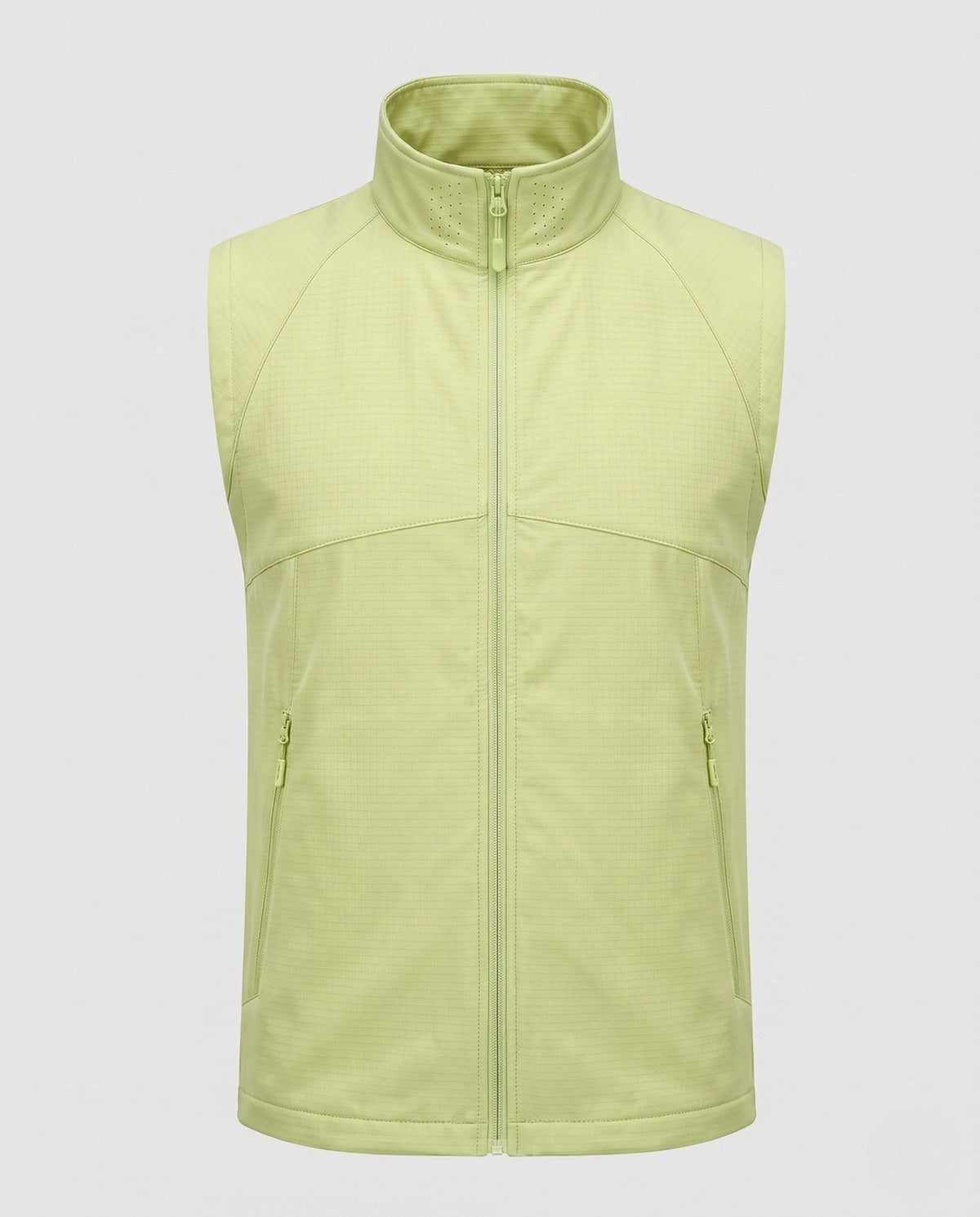 Women's Sporty Quilted Vest with High Collar