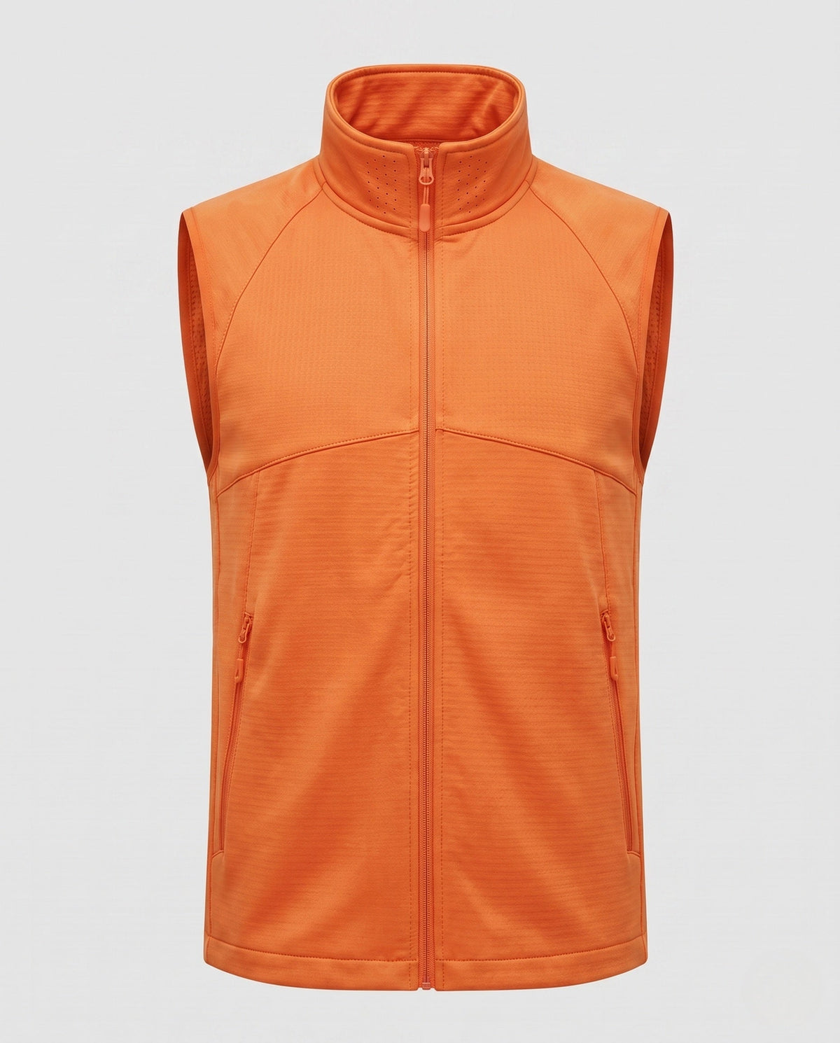Women's Sporty Quilted Vest with High Collar