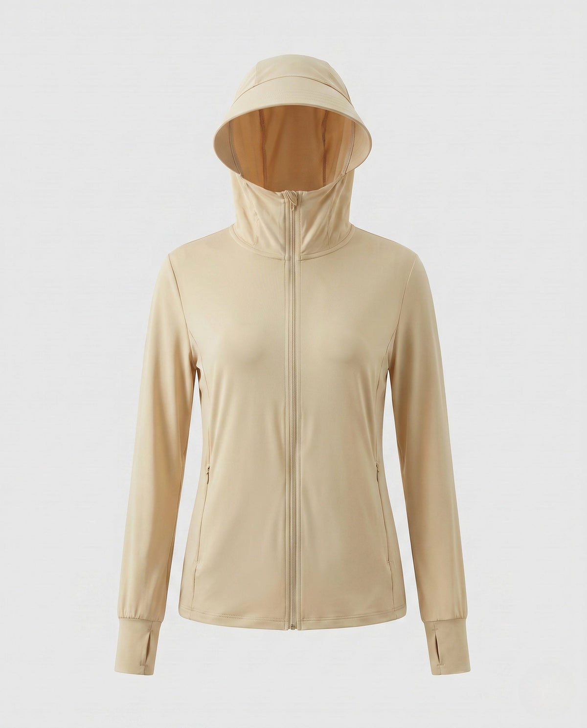 Women's Sporty Wind Jacket with Lightweight, Water-Repellent Material