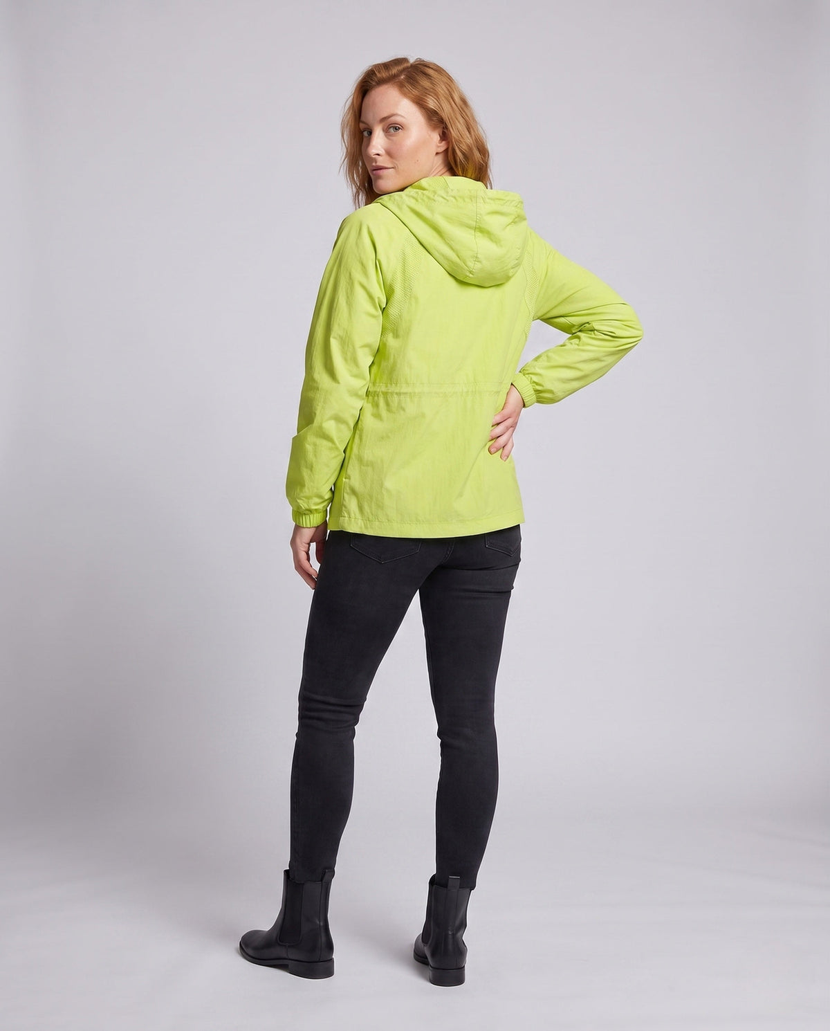 Women's UV Protection Jacket with High Collar, Breathable Properties - Back View