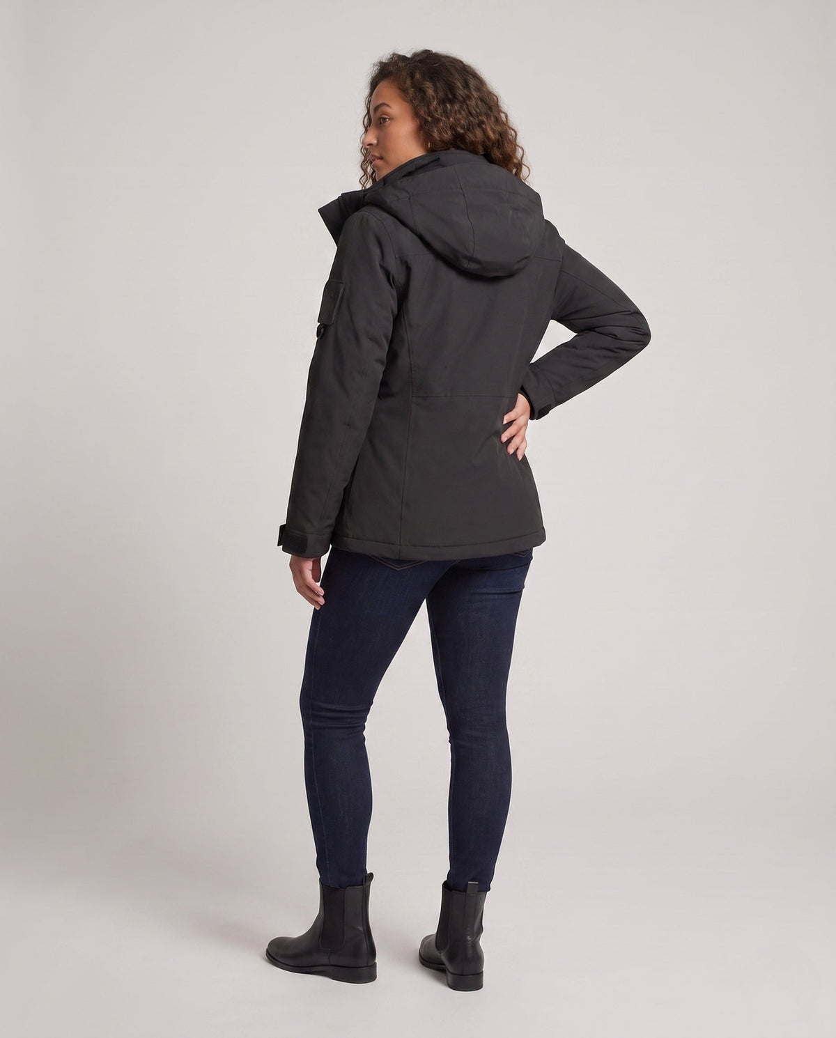 Women's Water-Repellent Functional Jacket with Good Breathability - Back View