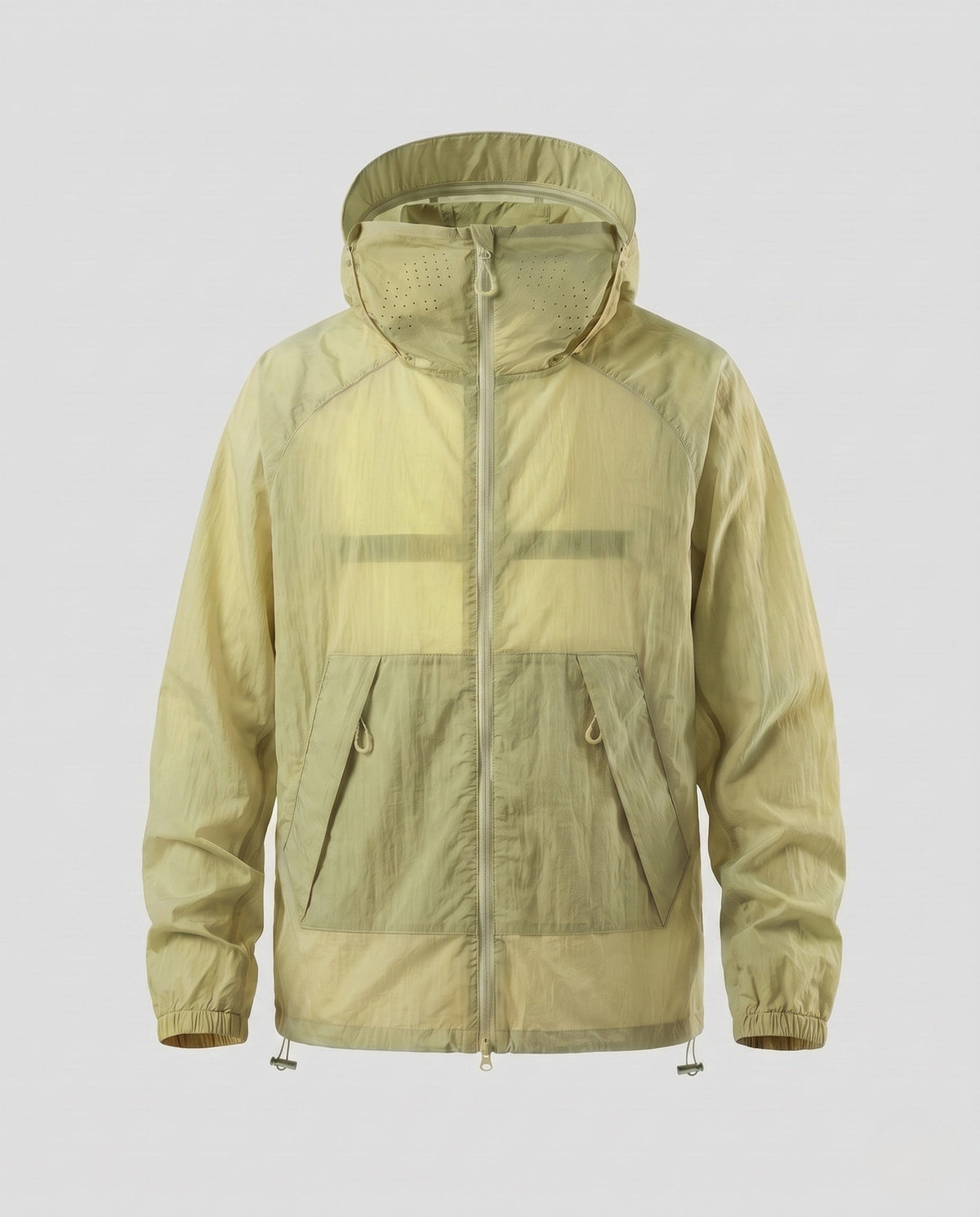 Women's Breathable Rain Jacket with Multifunctional Hood
