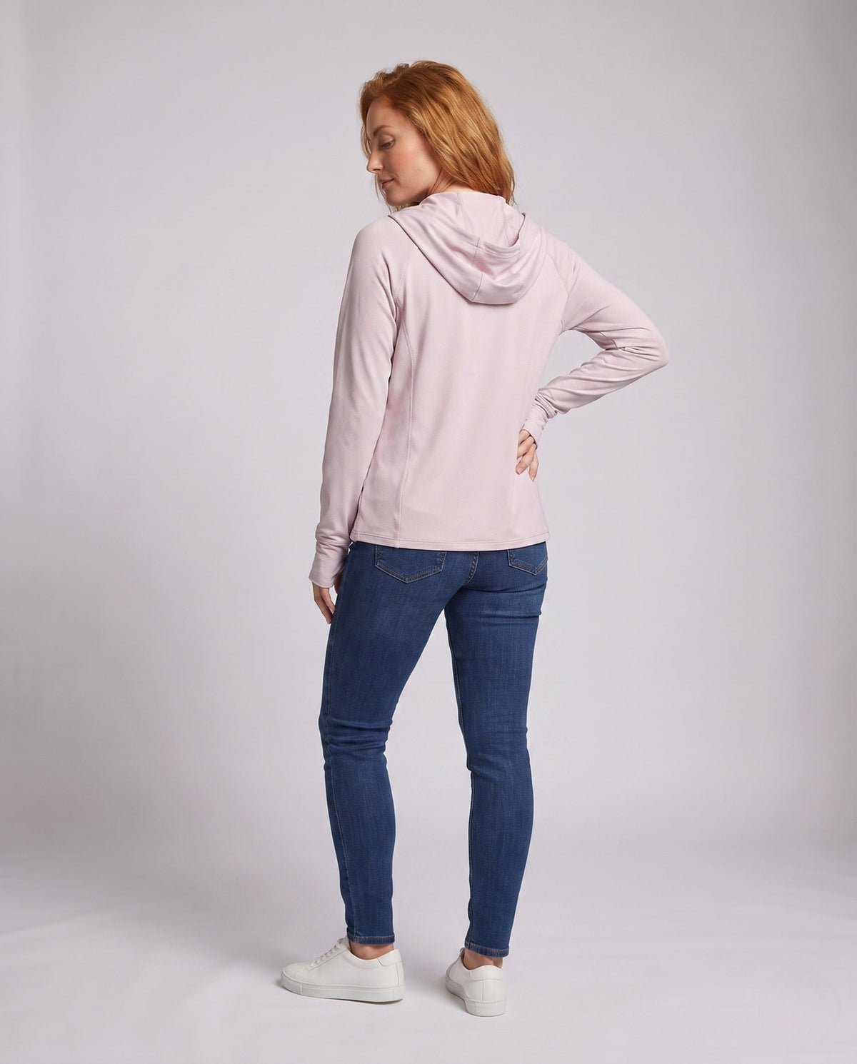 Women's Breathable Sports Jacket with UV Protection - Back View