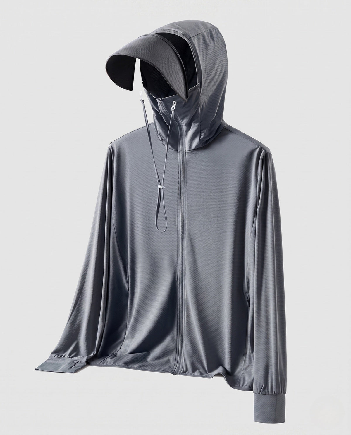 Women's Athletic and UV Protection Jacket with Adjustable Hood