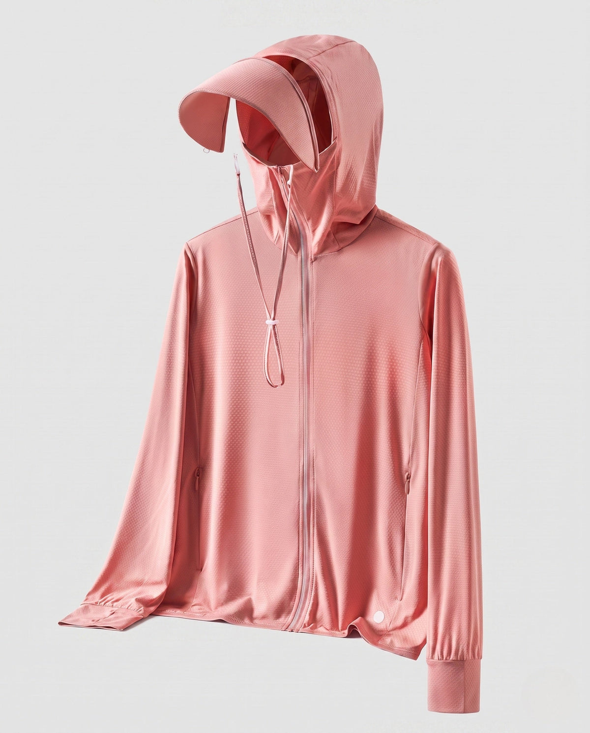 Women's Athletic and UV Protection Jacket with Adjustable Hood