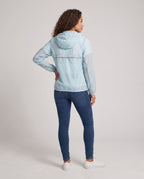 Women's Breathable UV Protection Jacket with Adjustable Hood - Back View