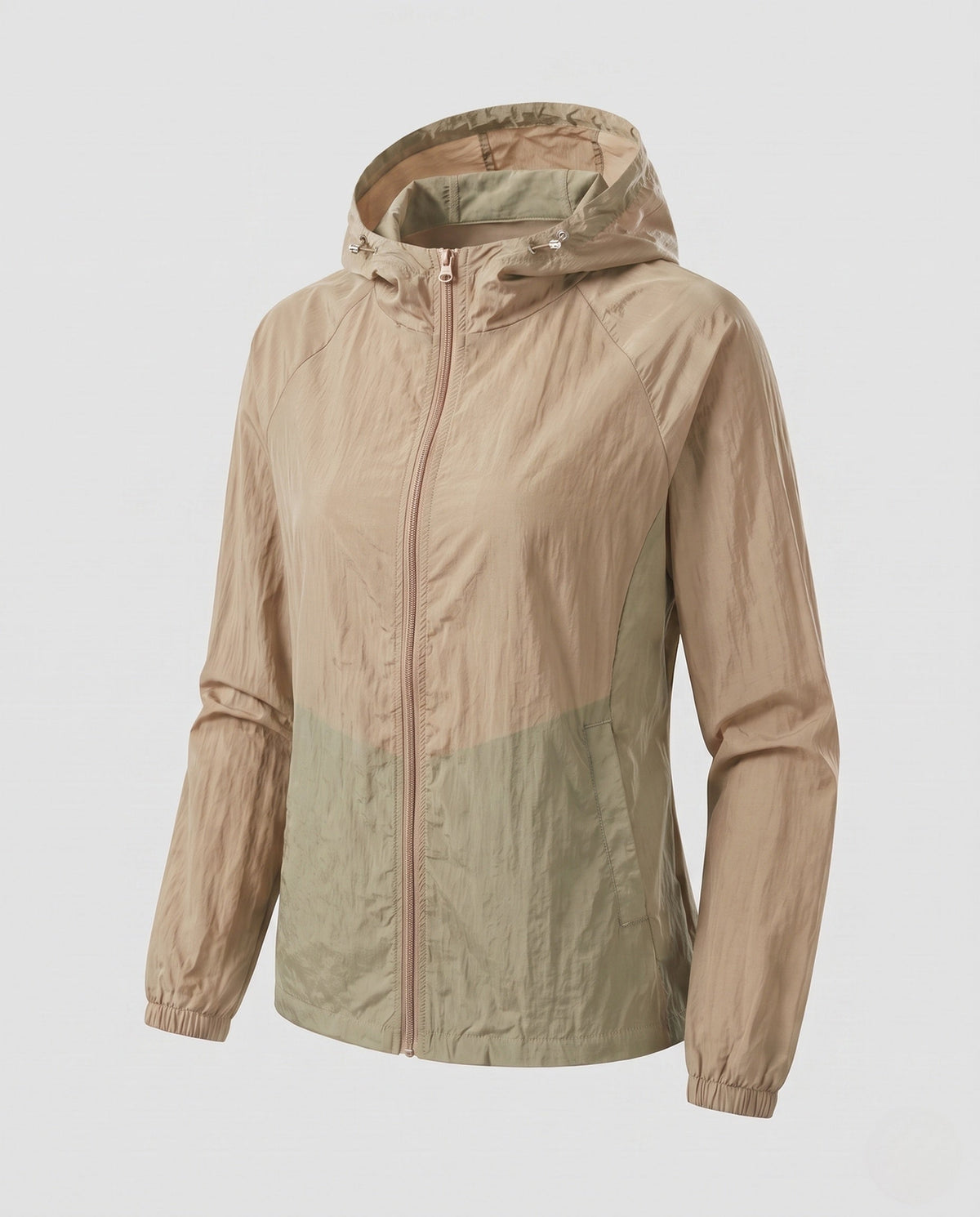 Women's Breathable UV Protection Jacket with Adjustable Hood