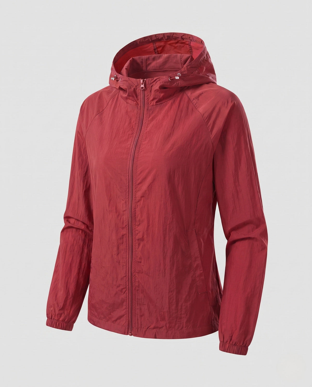 Women's Breathable UV Protection Jacket with Adjustable Hood