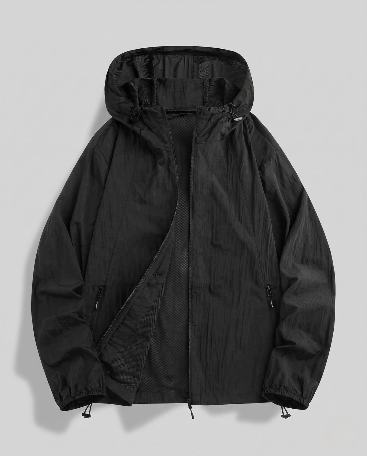 Women's Breathable Windbreaker Jacket with Adjustable Hood