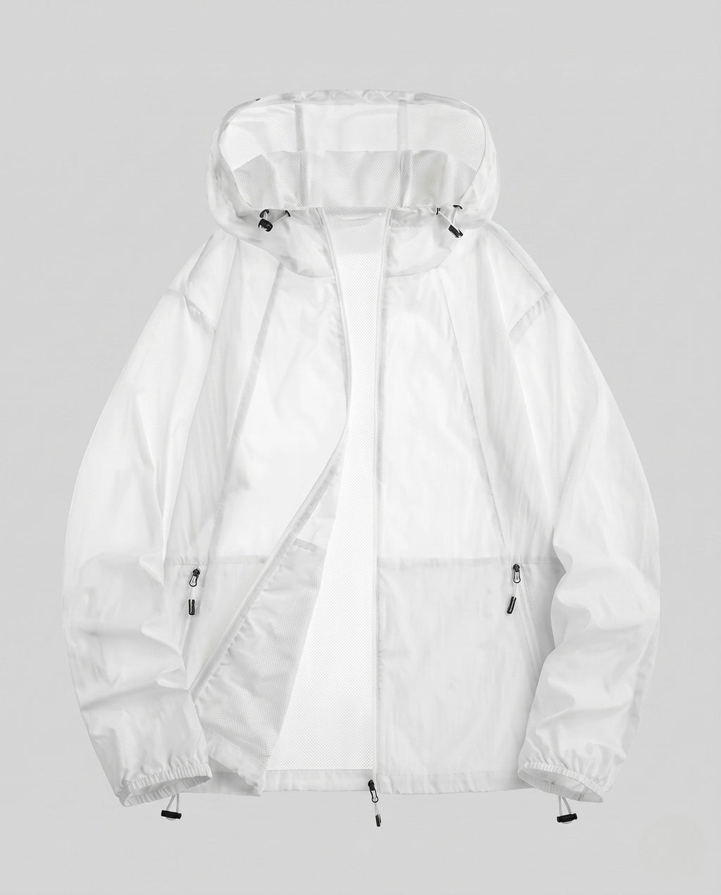 Women's Breathable Windbreaker Jacket with Adjustable Hood