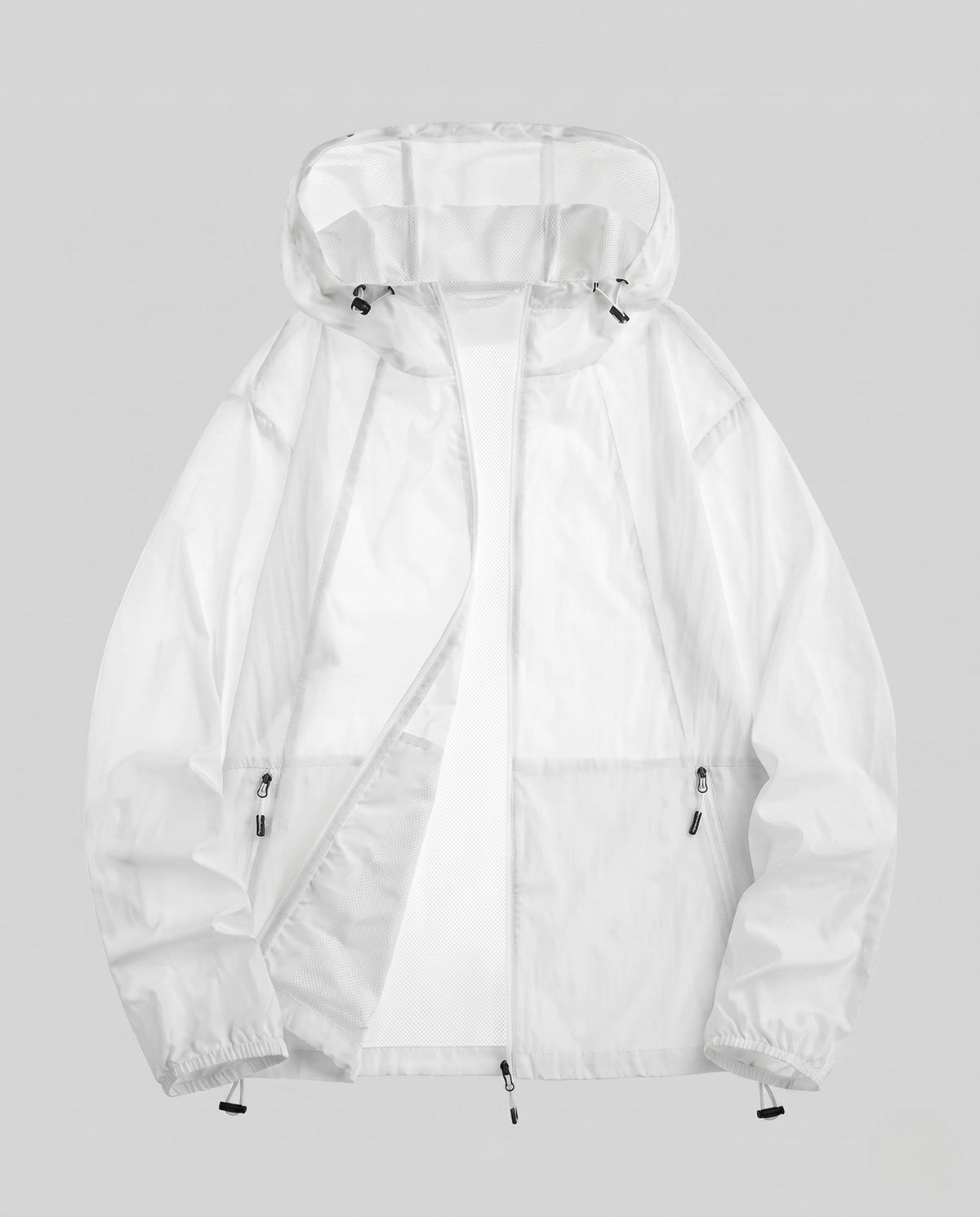 Women's Breathable Windbreaker Jacket with Adjustable Hood