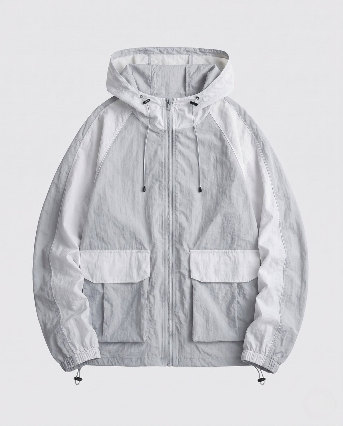 Women's Functional Jacket with Breathable Inserts and Adjustable Hood
