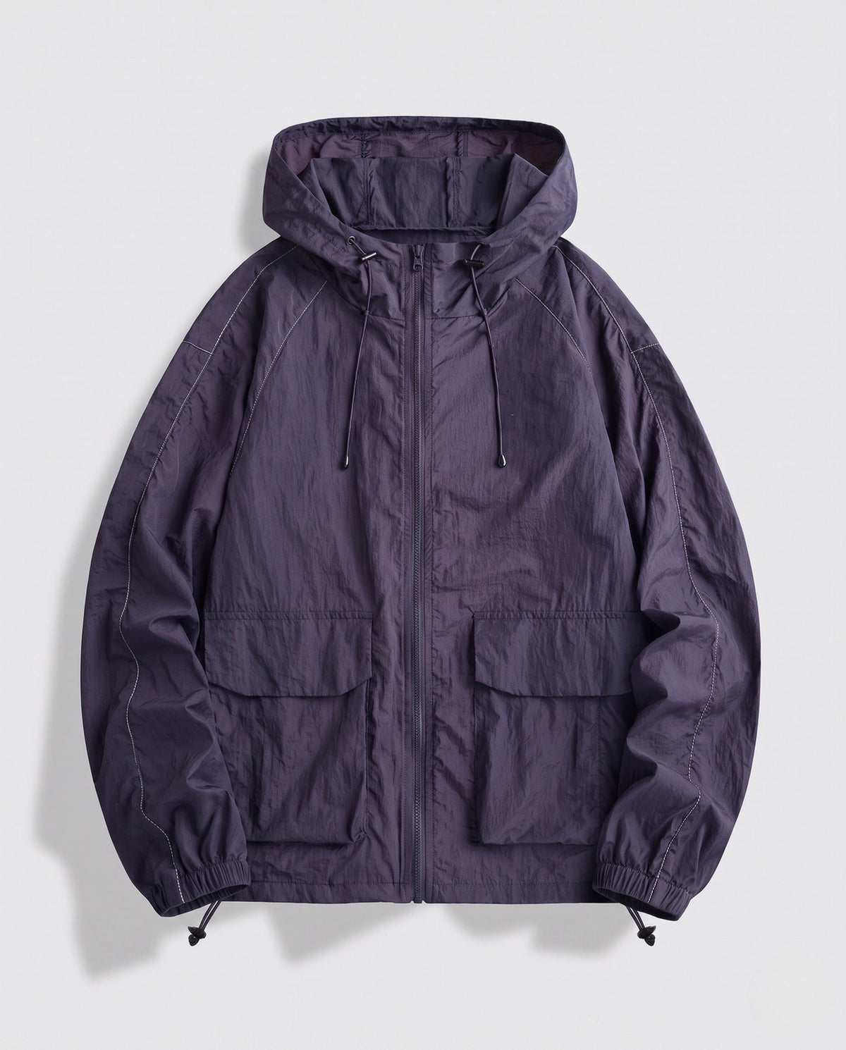 Women's Functional Jacket with Breathable Inserts and Adjustable Hood