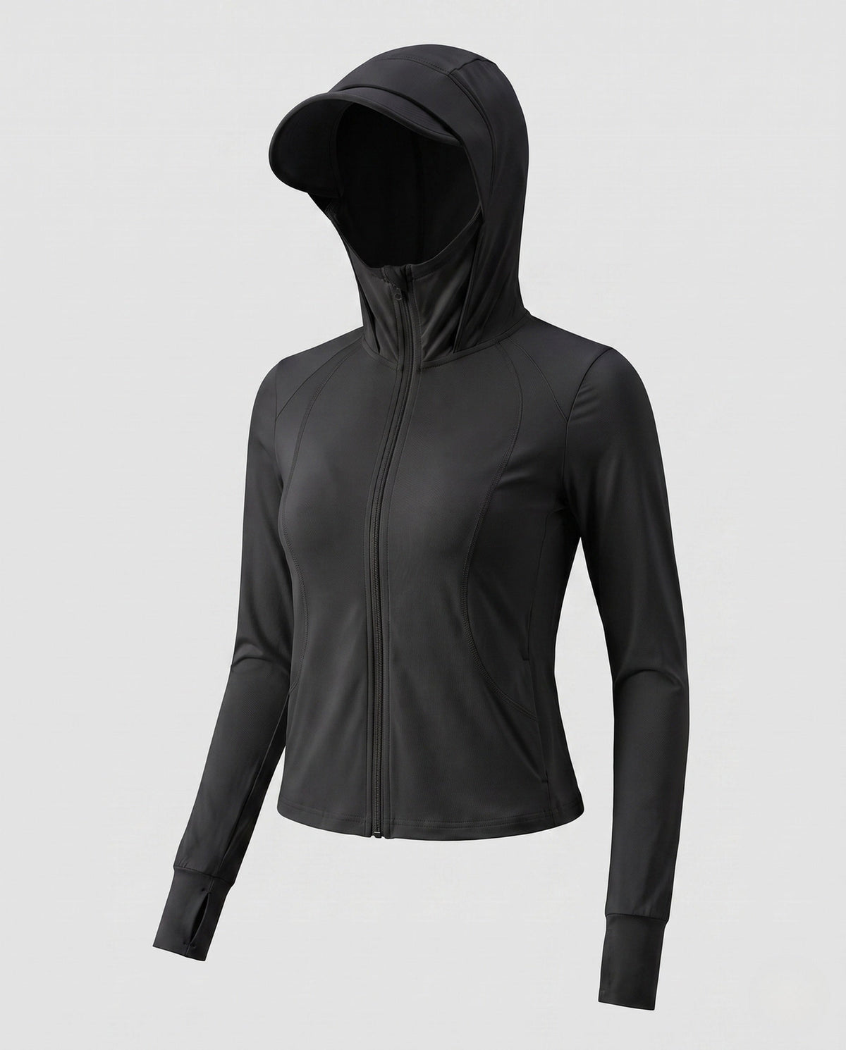 Women's Functional Jacket with UV Protection and Adjustable Hood